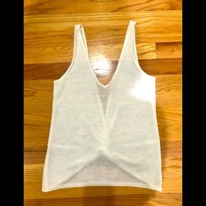 Lululemon sweater tank top with open back